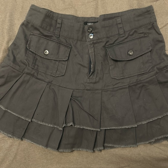 Social Collision Dresses & Skirts - NWT! social collision tiered skirt gray hot topic!